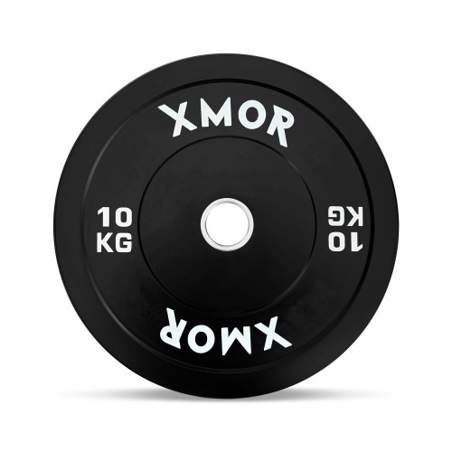 Zestaw obciążeń 100 kg BLACK TRAINING BUMPER PLATES XMOR (3)