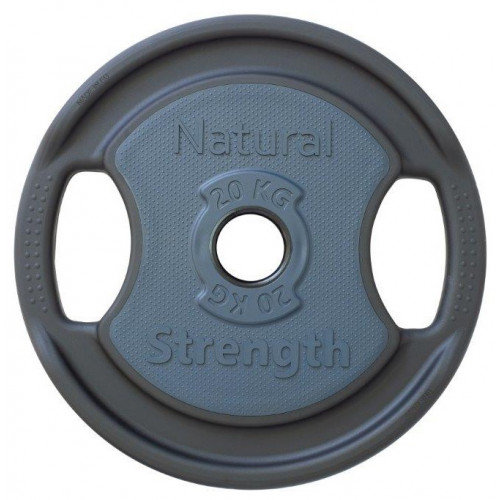 Zestaw obciążeń olimpijskich poliuretanowych 2x 1,25 - 20 kg Natural Strength (7)