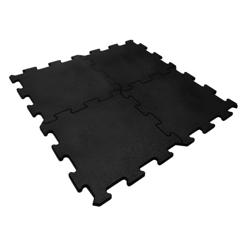 Zestaw 10x Podłoga Puzzel gumowa 1000 x 1000 x 20 mm (czarna) XMOR (1)