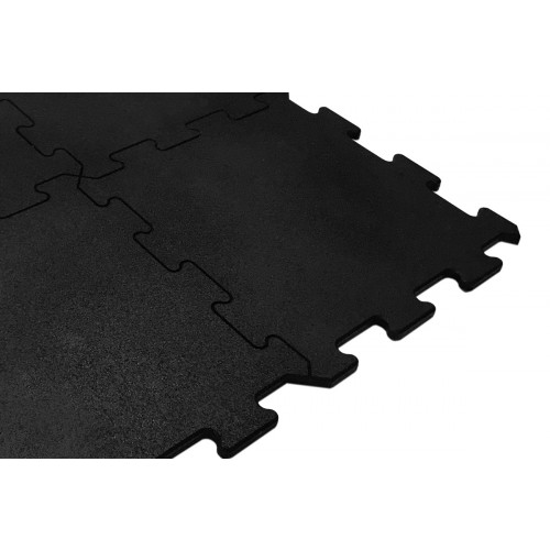 Zestaw 10x Podłoga Puzzel gumowa 1000 x 1000 x 20 mm (czarna) XMOR (3)