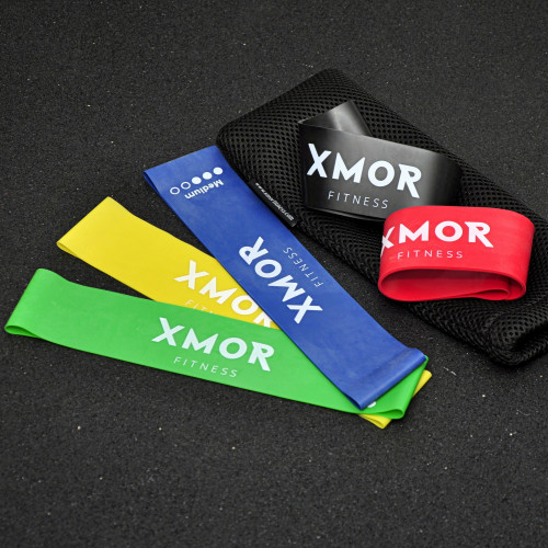 Guma oporowa MINI BAND lekka XMOR (zielona) (5)