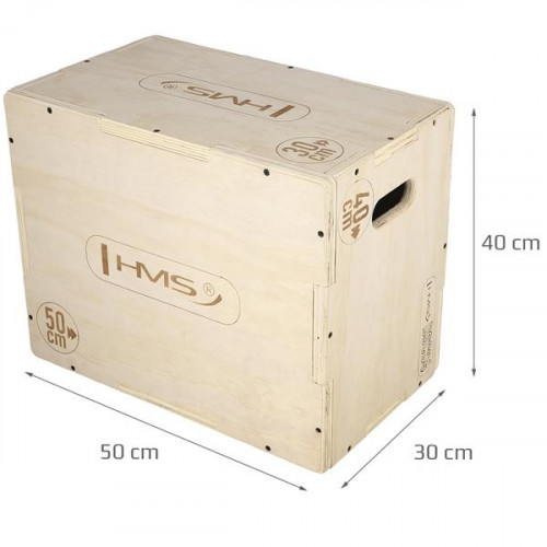 Box / Skrzynia drewniana mała 50x40x30 cm PLYO BOX DSC04 HMS (2)