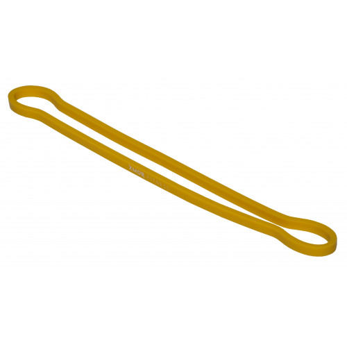 Guma oporowa krótka 30 cm POWER BAND XMOR lekka (żółta) (1)