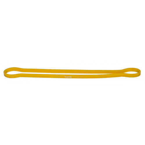 Guma oporowa krótka 30 cm POWER BAND XMOR lekka (żółta) (5)