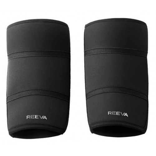 Stabilizatory Kolana Powerlifting Knee Sleeves 7mm REEVA (black) (3)