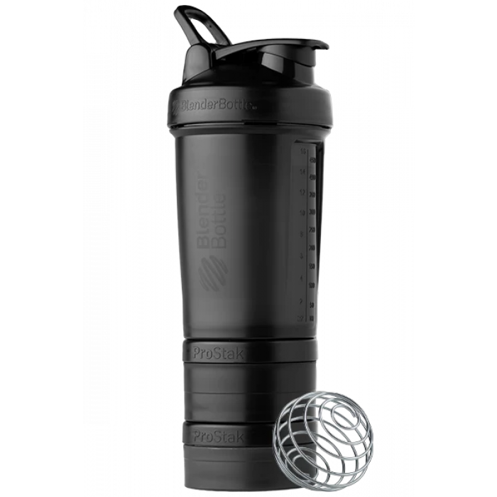 SHAKER PROSTAK PRO 650ml Blender Bottle (black)