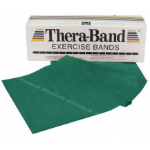 Taśma rehabilitacyjna 2,5 m mocna Thera Band (zielona)