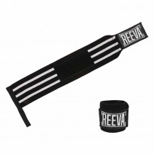 Ściągacze na nadgarstki elastyczne WRIST WRAPS REEVA (black/white)