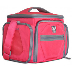 THE SHIELD FITMARK - Torba na 3 posiłki + dozownik (różowa)