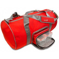 TRANSPORTER DUFFEL FITMARK - Torba sportowa + 2 posiłki (czerwona)