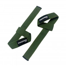 Paski do podnoszenia ciężarów Lifting Strap THORN FIT (army green)