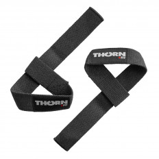 Paski do podnoszenia ciężarów lifting Strap THORN FIT (czarne)