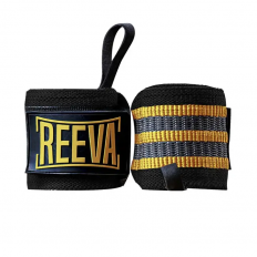 Ściągacze na nadgarstki WRIST WRAPS REEVA (gold)