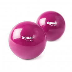 Piłki heavyball 1,0 kg tiguar (śliwka) - 2 sztuki