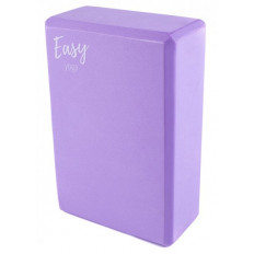 Kostka do jogi EASY 7,5cm piankowa purple