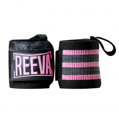 Ściągacze na nadgarstki WRIST WRAPS REEVA (pink)