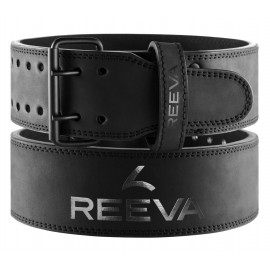Pas do podnoszenia ciężarów skórzany Powerlifting Belt REEVA